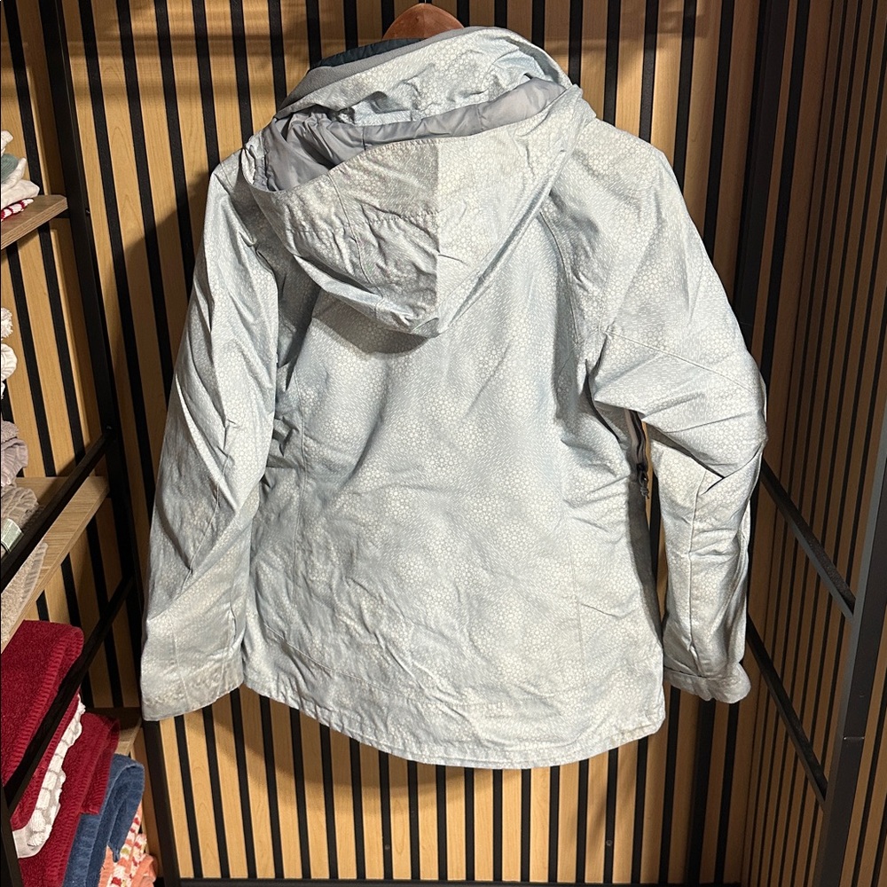 Columbia Light Gray Patterned Jacket - image 2